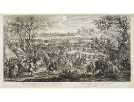 MEULEN, A. F. van der. -  Le Roy s'estant rendu maître de la Ville de Cambray, attaque ensuite et prend la Citadelle, jusqu'alors estimée imprenable, en l'année 1677.