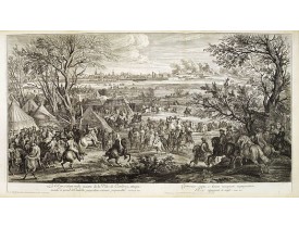 MEULEN, Adam Frans Van der. -  Le Roy s'estant rendu maître de la Ville de Cambray, attaque ensuite et prend la Citadelle, jusqu'alors estimée imprenable, en l'année 1677.
