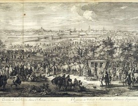 MEULEN, Adam Frans van der. -  Entrée de la Reine dans Arras, en l'année 1667.