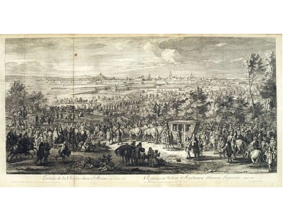 MEULEN, Adam Frans van der. - Entrée de la Reine dans Arras, en l'année 1667. MEULEN, Adam Frans van der. - Entrée de la Reine dans Arras, en l'année 1667.