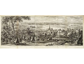 MEULEN, Adam Frans Van der. -  Veuë de la Ville de L'isle du costé du Prieuré de Fiues, Et l'Armée du Roy devant la place, en l'année 1667.