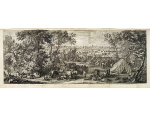 MEULEN, Adam Frans Van der. - Veuë de l'Armée du Roy, campée devant Doüay, du costé de la porte Nostre-Dame, en l'année 1667. MEULEN, Adam Frans Van der. - Veuë de l'Armée du Roy, campée devant Doüay, du costé de la porte Nostre-Dame, en l'année 1667.