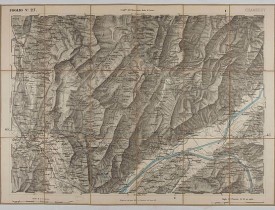 ETAT-MAJOR ITALIEN. -  Chambery - Foglio N°27.