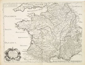 SANSON, N. / TAVERNIER, M. / MARIETTE, P. -  Galliae Antiquae Descriptio Geographica.