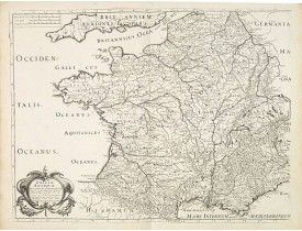 SANSON, N. / TAVERNIER, M. / MARIETTE, P. -  Galliae Antiquae Descriptio Geographica.