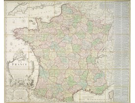 DESNOS, Louis-Charles. -  La France Divisée en 83 Départements suivant les décrets de l'Assemblée Nationale, Sanctionnés par le Roi...