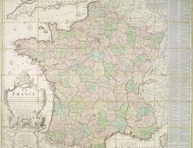 DESNOS, Louis-Charles. -  La France Divisée en 83 Départements suivant les décrets de l'Assemblée Nationale, Sanctionnés par le Roi...