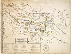 SANSON, G. -  Le Dioecese de l'Archevesché de Bourges.