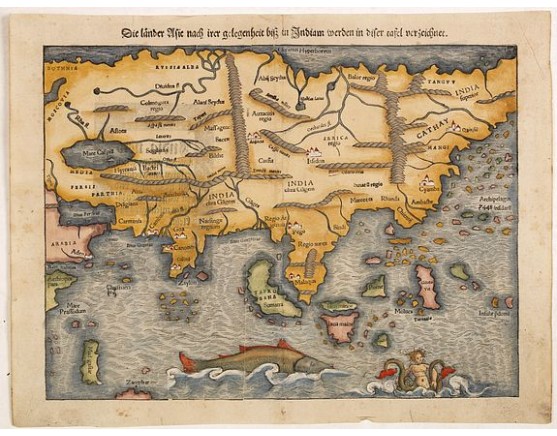 MÜNSTER,S. - Die länder Asie nach irer gelegenheit biss in Indiam werden in diser tafel verzeichnet. MÜNSTER,S. - Die länder Asie nach irer gelegenheit biss in Indiam werden in diser tafel verzeichnet.