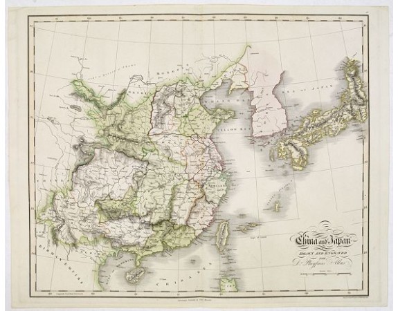 PLAYFAIR, J. -  China and Japan drawn and engraved for Dr. Playfairs Atlas.