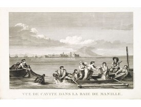 LA PEROUSE, J. F. G. -  Vue de cavite dans la Baie de Manille.
