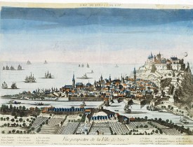 CHEREAU, J. -  Vue Perspective de la Ville de Nice.