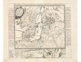 LANGE, J.E. -  Neue Karte von den gegenwärtigen Kriegs-Schauplatze zwischen den Russisch-Kayserl.