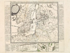 LANGE, J.E. -  Neue Karte von den gegenwärtigen Kriegs-Schauplatze zwischen den Russisch-Kayserl.