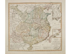 GEOGRAPH. INSTITUTS -  Charte von China nach Murdochischer Projection entworfen. ... Berichtiget, und gezeichnet von H.F.A. Stieler. . .