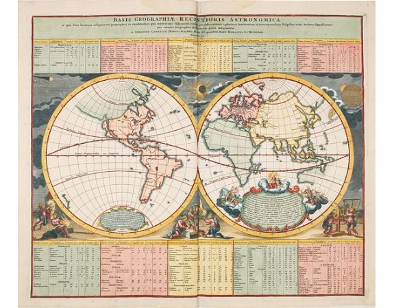 HOMANN, J. B. -  Basis Geographiae recentioris astronomica..