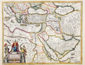 JANSSONIUS, J. -  Turcicum Imperium. Concordia res parvæ crescunt discordia maximæ dilabuntur.