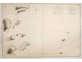 DEPOT GENERAL DE LA MARINE -  Plan de la rade de Macao (chine) Levé d'après les ordres mr. Rocquemaurel