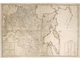 SCHRÄMBL, F. A. -  [No title : Wall-map size map of Russia]