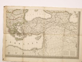 LAPIE, P. -  (Untitled map of Turkey, Greece and the Near East.