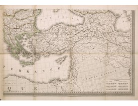 LAPIE, P. -  (Untitled map of Turkey, Greece and the Near East.