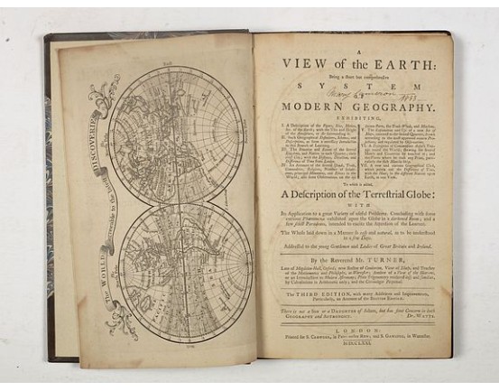 TURNER, R. - A view of the earth : being a short but comprehensive system of modern geography graphy … TURNER, R. - A view of the earth : being a short but comprehensive system of modern geography graphy …