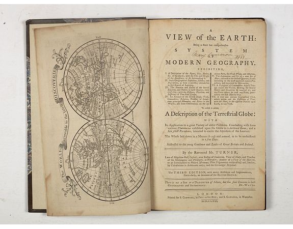 TURNER, R. -  A view of the earth : being a short but comprehensive system of modern geography graphy …