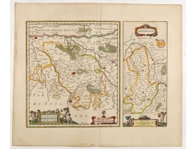 JANSSONIUS, J. -  Loudunois. Laudunum / Mirebalais. JANSSONIUS, J. -  Loudunois. Laudunum / Mirebalais.