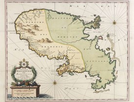 VISSCHER, N. / SCHENCK, P. -  Insula Matanino vulgo Martanico in lucem edita / per Nicolaum Visscher.