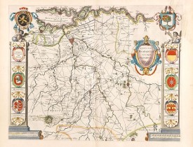 BLAEU, W. -  Quarta pars Brabantiae cujus caput Sylvaducis.