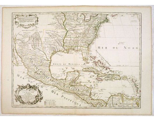 L'ISLE, G. de. / DEZAUCHE. - Carte du Mexique et des Etats Unis d'Amérique… L'ISLE, G. de. / DEZAUCHE. - Carte du Mexique et des Etats Unis d'Amérique…