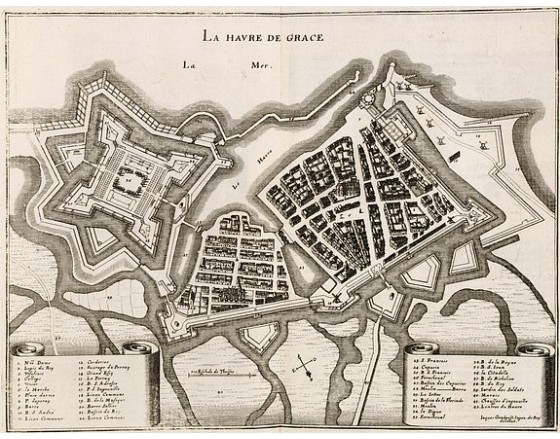 MERIAN, C. - La Havre de Grace. MERIAN, C. - La Havre de Grace.