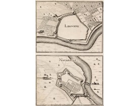 MERIAN, C. -  Libourne / Navarrins. MERIAN, C. -  Libourne / Navarrins.