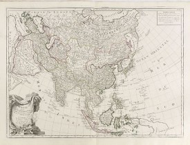 SANTINI, P. / REMONDINI, M. -  L'Asie divisée en ses principaux Etats..