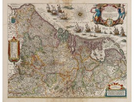BLAEU, W. -  Novus XVII Inferioris Germaniae Provinciarum Typus. BLAEU, W. -  Novus XVII Inferioris Germaniae Provinciarum Typus.