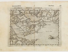 RUSCELLI, G. -  Arabia Felice Nuova Tavola.