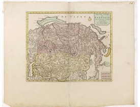 TIRION, I. -  Nieuwe kaart van Tartarie. TIRION, I. -  Nieuwe kaart van Tartarie.