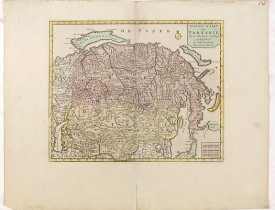 TIRION, I. -  Nieuwe kaart van Tartarie.