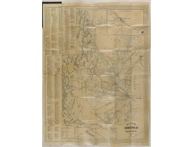 MONQAUT / VAZQUEZ MILLAN -  Plano de los Ferro-Carriles de Republica Argentina 1902.