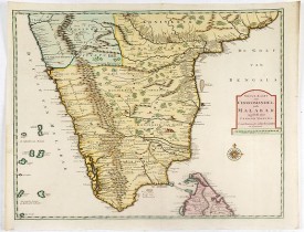 VALENTIJN, F. -  Nieuwe Kaart van Choromandel ende Malabar. . .