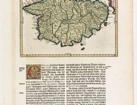 BLAEU, G. -  Corsica.