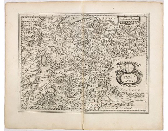 BLAEU, W. - Sabaudia Ducatus. Savoye. BLAEU, W. - Sabaudia Ducatus. Savoye.