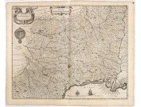 BLAEU, W. -  Languedoc. BLAEU, W. -  Languedoc.