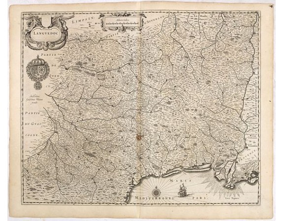 BLAEU, W. -  Languedoc.