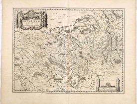 BLAEU, W. -  Bituricum Ducatus. Duche de Berri.