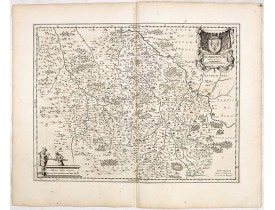 BLAEU, W. -  Borbonium, Ducatus. Bourbonnois.