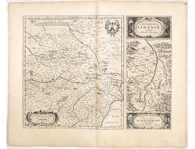 BLAEU, W. -  Lemouicum, Auctore Jo. Faiano M.L. - Lymosin (together with) Topographia Limaniae, Auctore Gabriele Simeoneo.
