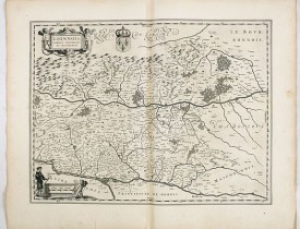 BLAEU, W. -  Lionnois, Forest, Beauiolois et Masconnois.