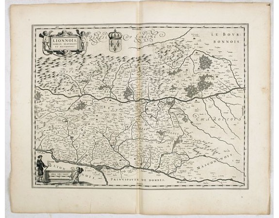 BLAEU, W. -  Lionnois, Forest, Beauiolois et Masconnois.