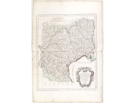 SANTINI, P. / REMONDINI, M. -  Carte des Gouvernements de Languedoc, de Foix et de Roussillon. SANTINI, P. / REMONDINI, M. -  Carte des Gouvernements de Languedoc, de Foix et de Roussillon.